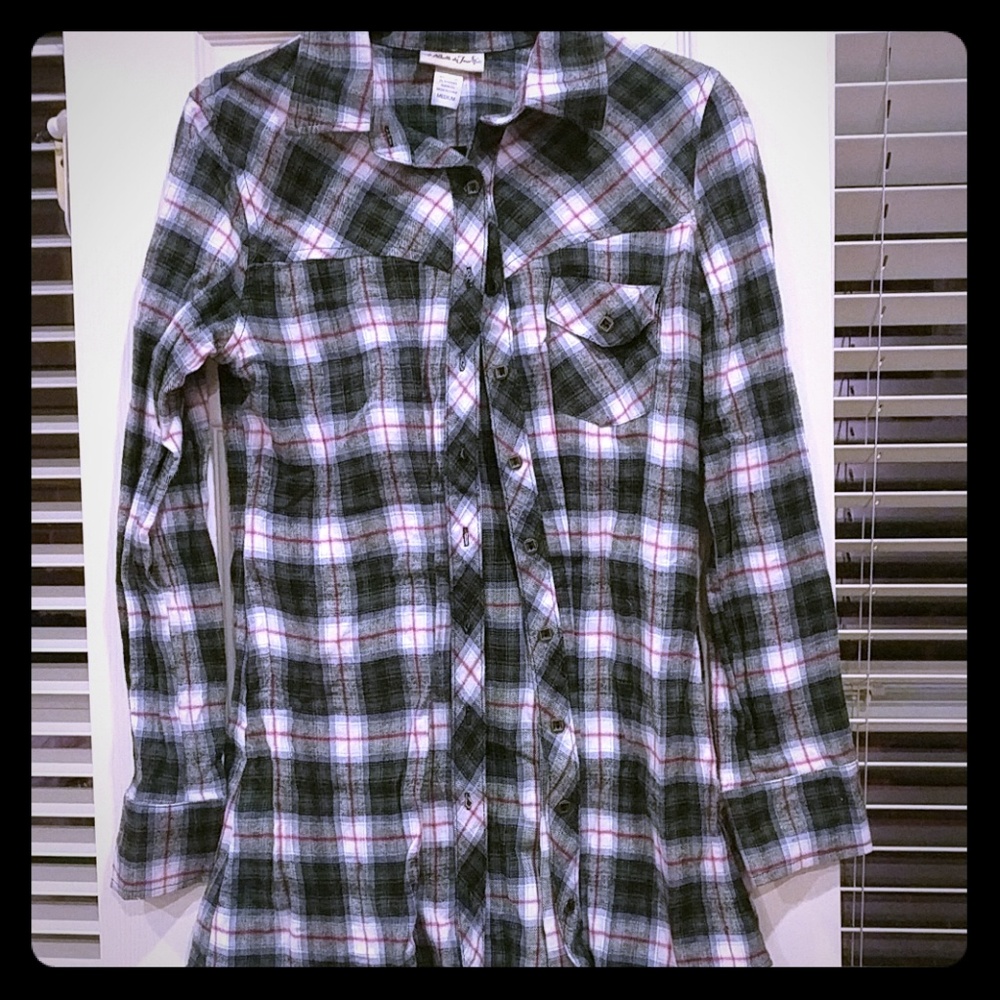 Belle du Jour Womens plad shirt